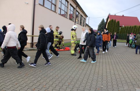 Próba ewakuacyjna w naszej szkole